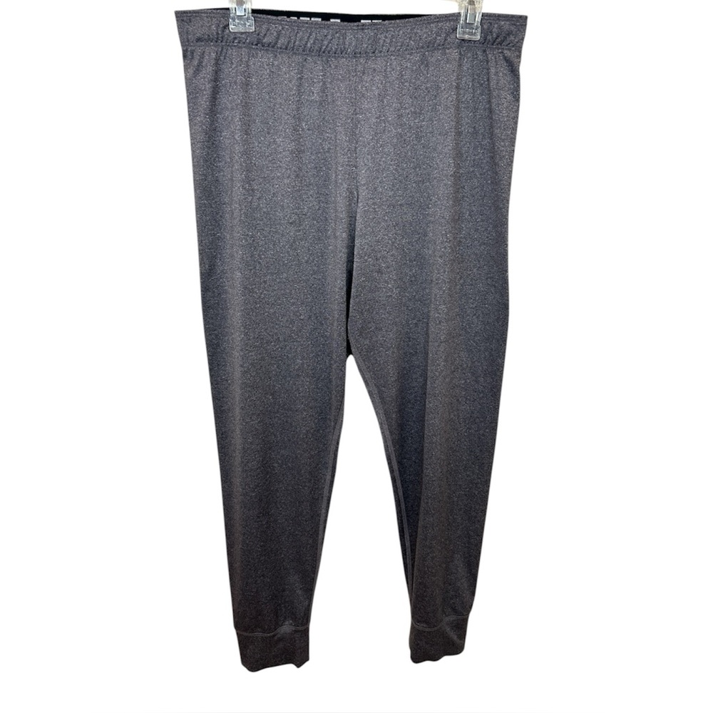 Victoria’s Secret PINK Ultimate Joggers Gray Heather Logo Waistband Women’s L